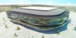 0- Stadium_aerial view - Geoform Design Architects