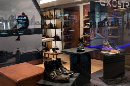 ECCO SHOES<br/>QVB Sydney - Geoform Design Architects